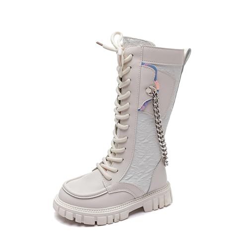 Generisch Winterschuhe Mädchen Stiefeletten Winter Warme Winterstiefel Kinder Wanderschuhe Outdoor Stiefel Leicht Prinzessin Schuhe Einfarbige Trachtenschuhe Freizeitstiefel Springerstiefel von Generisch