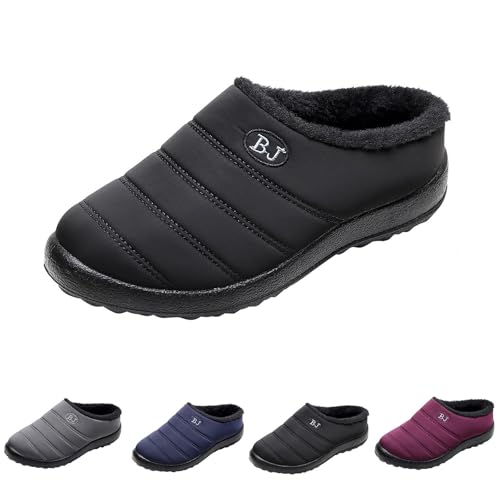 Generisch Winterstiefel Damen Winterschuhe Wasserdicht Warm Plush Gefütterte Schneestiefel Stiefeletten Winter Outdoors rutschfeste Stiefel Boots von Generisch