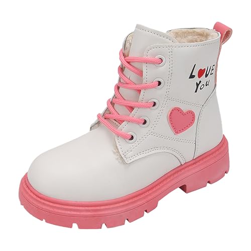 Generisch Winterstiefel Jungen 35 Wasserdicht mit Schnürung, stilvolle, farblich passende Stiefel mit seitlichem Reißverschluss Winterstiefel (27.5 Little Child) von Generisch