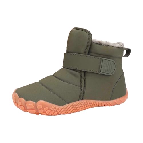Generisch Winterstiefel Kinder Warm Gefütterte Schneestiefel Wasserdicht Winterschuhe Winter Kurzschaft Stiefel Boots Schuhe Warmfutter Mädchen Outdoor Trekking Winterschuhe von Generisch