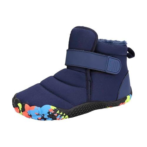 Generisch Winterstiefel Kinder Warm Gefütterte Schneestiefel Wasserdicht Winterschuhe Winter Kurzschaft Stiefel Boots Schuhe Warmfutter Mädchen Outdoor Trekking Winterschuhe von Generisch