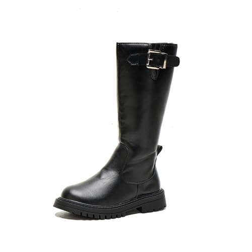 Generisch Winterstiefel Mädchen Stiefeletten Bequem Halbhoch Winterstiefel Kinder Wanderschuhe Outdoor Boots Leicht Festliche Schuhe Einfarbige Dirndlschuhe Freizeitstiefel Westernstiefel von Generisch