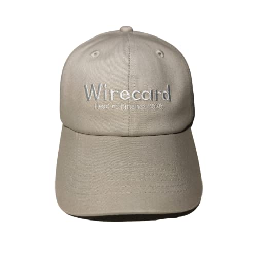 Generisch Wirecard Cap Head of Finance 2020 Dad Cap Unisex Baseballcap Die Kappe für alle Audit-Interns und Accounting-Professoren von Generisch