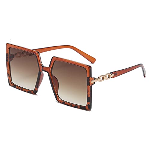Generisch Woman Retro Large Frame Outdoor Vacation Driving Commute Trendy Sunglasses(E) von Generisch