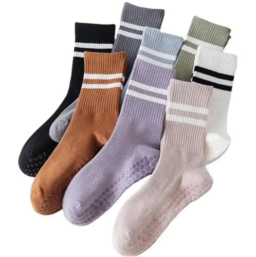 Generisch YogaGripz Stylische Yoga und Sportsocken für Damen, Antirutsch (Lila) von Generisch