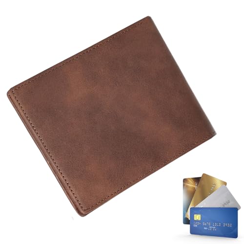 Generisch Zweifach Klappbare Brieftasche - Zweifach Schickes Portemonnaie | Kartenfach Für Alltag Freizeit Reisen Roadtrips Geschäftstermine von Generisch