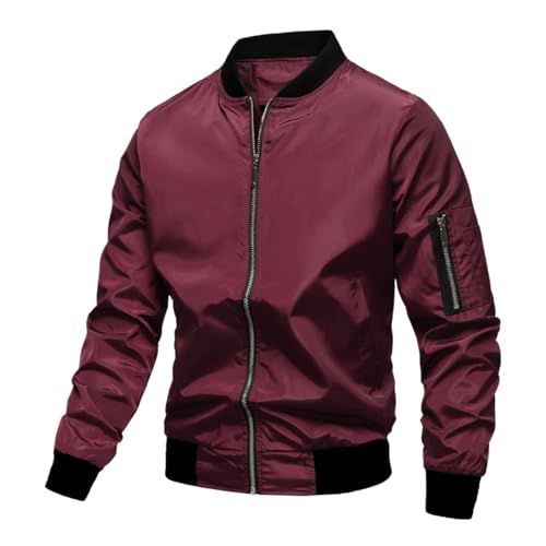 Generisch angebote des tages heute, Sommerjacke Herren Leicht Sportlich Übergangsjacke Bequem Outdoorjacke Sommer Lässig Freizeitjacke Jacken Atmungsaktiv Freizeit Sweatjacke von Generisch
