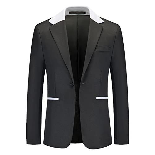 Generisch anzug schwarz herren tweed anzug herren 3 teilig schwarzer anzug herren pailletten-sakko anzüge für herren business herren sakko sportlich herren sakko regular fit blazer rot von Generisch