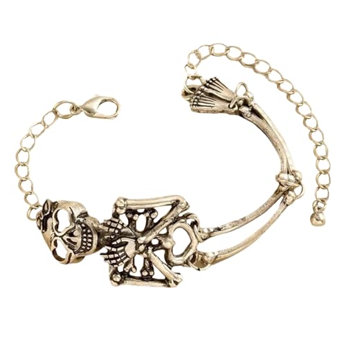 Generisch armbandschmuck - Frauen, Gothic Charme | Verstellbar El Link Kette Barmband Frauen Gothic Armelett Punk Sc von Generisch