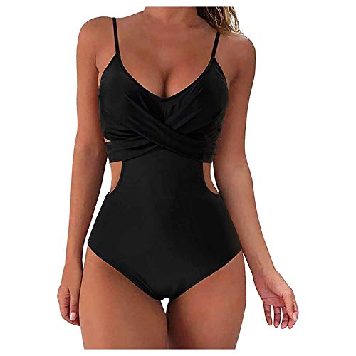 Generisch bademode Damen große größe 56 Bikinis Push up Bikini Korsett schwarz Monokinis für Frauen b mit Bein high Waist Bikini Damen grün Bikini Damen bauchweg c-Schwarz XXL 25.99 von Generisch