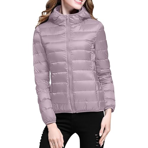 Generisch blitzangebote des tages, Damen Winterjacke Jacke Leichte Übergangsjacke Daunenjacke Reißverschluss Bomberjacke Steppjacke Kunstfell Puffer Jacket Gepolstert, warehouse deal retourenware von Generisch