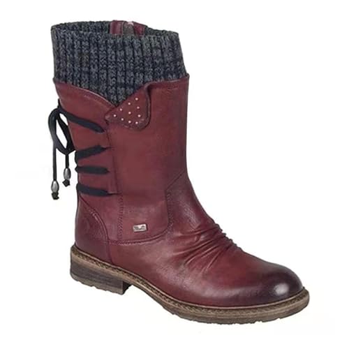 Generisch damen saleStiefel Damen Schwarz Einfarbige Mid Calf Cowboy Stiefel Damen Flach Rutschfeste Laufsohle Casual Spitze Zehe Klobiger B damenmode sale Generisch damen saleStiefel Damen Schwarz Einfarbige Mid Calf Cowboy Stiefel Damen Flach Rutschfeste Laufsohle Casual Spitze Zehe Klobiger B damenmode sale von Generisch