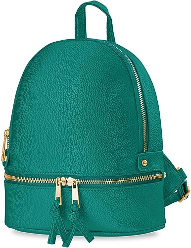 Generisch eleganter klassischer Rucksack City Damen Tasche Taschenrucksack blau von Generisch