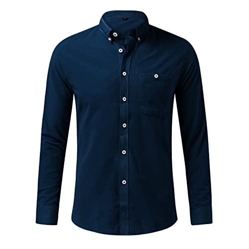 Generisch hehiy Hemd Herren Langarm Businesshemden Knitterfreies Stretchhemd Regular Fit Freizeithemden Bügelleichtes Unifarben Anzughemd Langarmshirt Herren Weiss Herren Hemd Slim Fit Langarm Bunt von Generisch