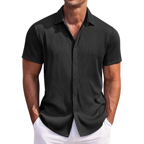 Generisch leinenhemd Herren Outdoor Kleidung Herren Herren Hemd grün wanderhemd oberhemden Herren Kurzarm bügelfrei arbeitshemden Herren Langarm Hemd Regular fit Hemd beige Herren Herren Hemd grün von Generisch
