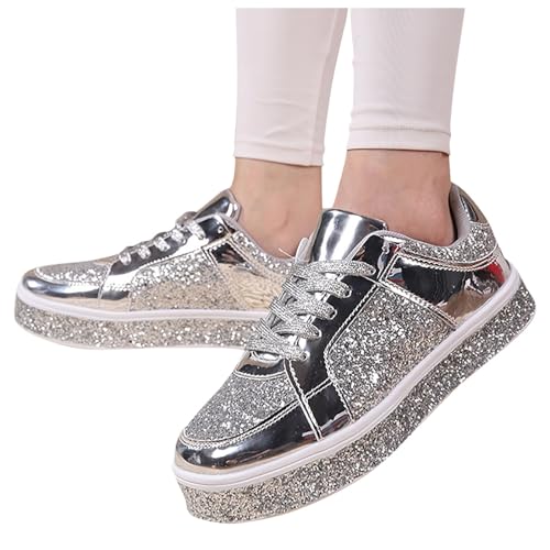 Generisch rücksendung,Glitzer Schuhe Damen Elegant Turnschuhe Karneval Sneaker Festliche Pailletten Laufschuhe Party Silvester Damenschuhe Glänzend Rave Stiefeletten Brautschuhe Flach Generisch rücksendung,Glitzer Schuhe Damen Elegant Turnschuhe Karneval Sneaker Festliche Pailletten Laufschuhe Party Silvester Damenschuhe Glänzend Rave Stiefeletten Brautschuhe Flach von Generisch