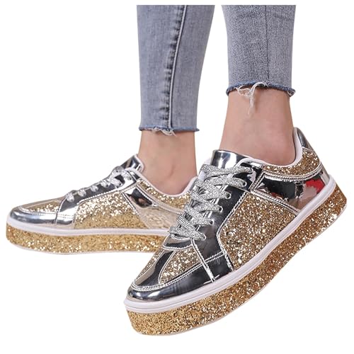 Generisch rücksendung,Glitzer Schuhe Damen Elegant Turnschuhe Karneval Sneaker Festliche Pailletten Laufschuhe Party Silvester Damenschuhe Glänzend Rave Stiefeletten Brautschuhe Flach Generisch rücksendung,Glitzer Schuhe Damen Elegant Turnschuhe Karneval Sneaker Festliche Pailletten Laufschuhe Party Silvester Damenschuhe Glänzend Rave Stiefeletten Brautschuhe Flach von Generisch