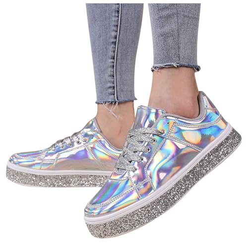 Generisch rücksendung,Glitzer Schuhe Damen Elegant Turnschuhe Karneval Sneaker Festliche Pailletten Laufschuhe Party Silvester Damenschuhe Glänzend Rave Stiefeletten Brautschuhe Flach Generisch rücksendung,Glitzer Schuhe Damen Elegant Turnschuhe Karneval Sneaker Festliche Pailletten Laufschuhe Party Silvester Damenschuhe Glänzend Rave Stiefeletten Brautschuhe Flach von Generisch