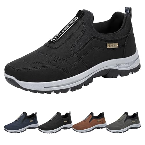 Generisch rutschfest Wanderschuhe Bequeme Walkingschuhe Herren-Polyester-Loafer Freizeitschuhe Modisch Trekkingschuhe Weiche Sneaker Atmungsaktiv Laufschuhe Leichtgewichts Generisch rutschfest Wanderschuhe Bequeme Walkingschuhe Herren-Polyester-Loafer Freizeitschuhe Modisch Trekkingschuhe Weiche Sneaker Atmungsaktiv Laufschuhe Leichtgewichts von Generisch