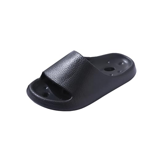 Generisch sandalen damen weiches fussbett Wolkensohle Cozyslides Original Slippers Damen Schnelltrocknende Memory‑Foam Slippers Wolkenschuhe Super Weich Rutschfester Memory‑Foam Shoes Schwarz 39 von Generisch