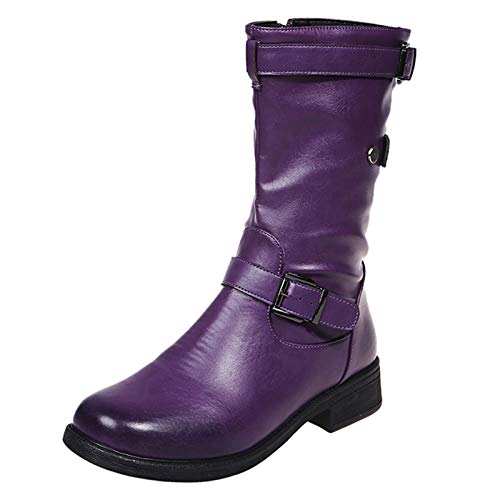 Generisch stiefeletten damen stiefeletten damen mit absatz gr 44 reitstiefeletten damen springerstiefel herren sandalen jungen 31 2023 stiefel herren herren hausschuhe 47 Lila-H 27.99 von Generisch