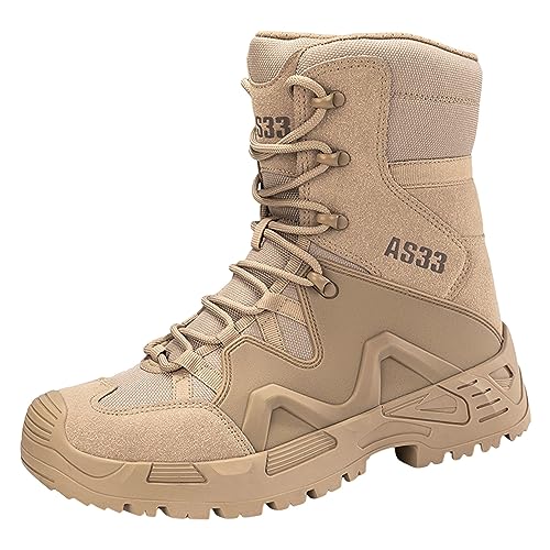 Generisch stiefeletten herren mit absatz forststiefel vollleder winterboots herren gefüttert outdoorschuhe damen wasserfest leicht trekkingschuhe halbschuhe jungen 27 schneeschuhe jungen 40 von Generisch