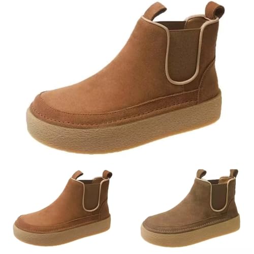 Generisch warehouse deal Stiefeletten Damen Retro Runde Zehe Damen Winterstiefel Unisex Flach Rutschfeste Laufsohle Stiefel D 1 euro artikel warehouse deal Generisch warehouse deal Stiefeletten Damen Retro Runde Zehe Damen Winterstiefel Unisex Flach Rutschfeste Laufsohle Stiefel D 1 euro artikel warehouse deal von Generisch