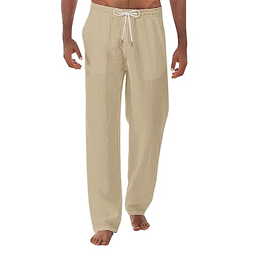 Generisch yogahose Herren lang Baumwolle Outdoorhose Herren lang Sommer Yoga-Hosen für Herren breiter Bund Yoga Hosen Herren Yoga Pants Flared rosa yogahose Herren Haremshose Baumwolle von Generisch