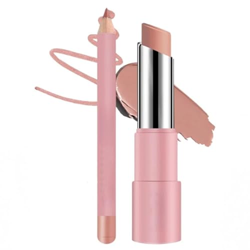 Genli Glaze Oil Balm, Lip Balm Lipstick, 2-in-2 Set Lipliner with Non-Stick Cup, Long-Lasting Hydration and Waterproof Matte Lipstick with 24hrs of Smooth, Moisturizing Shine Genli Glaze Oil Balm, Lip Balm Lipstick, 2-in-2 Set Lipliner with Non-Stick Cup, Long-Lasting Hydration and Waterproof Matte Lipstick with 24hrs of Smooth, Moisturizing Shine von Generisch