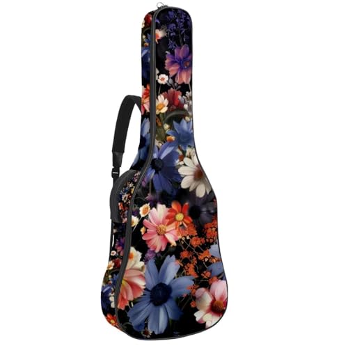 Gepolsterte Gitarrentasche, Motiv: abstrakte Aquarellfarbe, Tiere, Pferde, schützende Akustikgitarre, Gigbag für E-Bass, Konzertgitarre, Mehrfarbig 02, 42.9x16.9x4.7 in, Lässiger Tagesrucksack Gepolsterte Gitarrentasche, Motiv: abstrakte Aquarellfarbe, Tiere, Pferde, schützende Akustikgitarre, Gigbag für E-Bass, Konzertgitarre, Mehrfarbig 02, 42.9x16.9x4.7 in, Lässiger Tagesrucksack von Generisch
