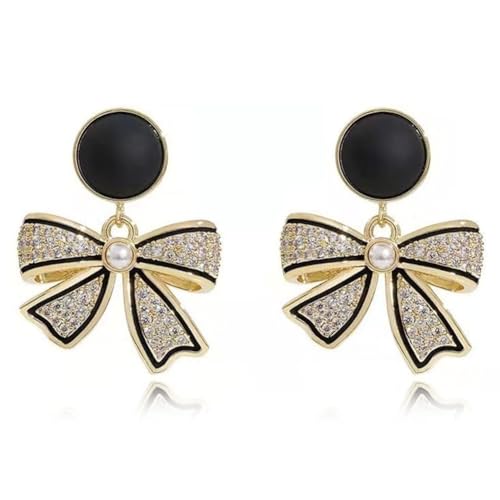 Gepunktete Schleifenohrringe, Retro-Schmuck für Damen, modisches Geschenk, 0.7 x 0.2 x 0.98 in, Metall, Kein Edelstein Gepunktete Schleifenohrringe, Retro-Schmuck für Damen, modisches Geschenk, 0.7 x 0.2 x 0.98 in, Metall, Kein Edelstein von Generisch