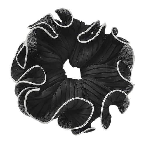 Geraffte Haargummis, dick, übergroß, elegant, Pferdeschwanz-Halter von Generisch