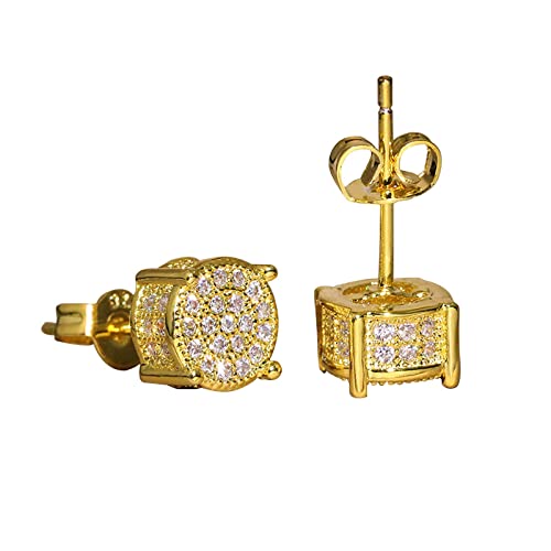 Geschenke Frauen Nieten Hochzeit synthetischen Ear-Diamant-Ohrringe Pfeil Ohrringe (Gold, One Size) von Generisch