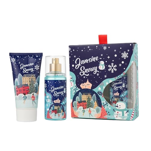 Geschenkset Frauen Weihnachten, Körperpflege Kombinationsset Damen, Pflegeset Damen Geschenkset Enthält Körperlotion und Parfüm Für Trockene Gesicht (88ml, C) von Generisch