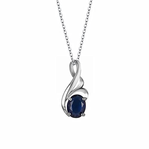 Geschichtet Kristall Anhänger Weibliche Flügel Weibliche Halskette Schmuck Bikini Halskette (Blue-C, One Size) von Generisch