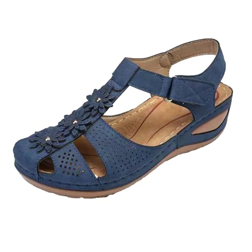 Geschlossene Sandalen vorne Damen elegant leicht rutschfest Orthopädische Schuhe Weich Cut Out Orthopädische Sandalen Vintage Adjustable Klettverschluss Sandale Geschlossene Zehe Angebote Platform Geschlossene Sandalen vorne Damen elegant leicht rutschfest Orthopädische Schuhe Weich Cut Out Orthopädische Sandalen Vintage Adjustable Klettverschluss Sandale Geschlossene Zehe Angebote Platform von Generisch
