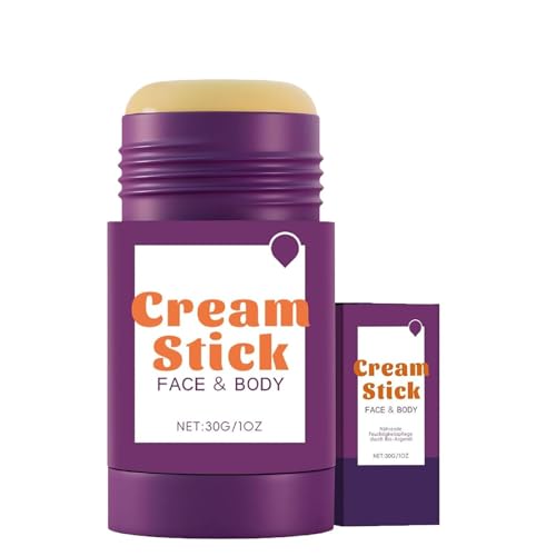 Gesichts- und Körpercreme-Stick, Mehrzweck-Feuchtigkeitsstab, fester und faltenreduzierender Creme, Körperstraffungscreme für Frauen und Männer (1PC) von Generisch
