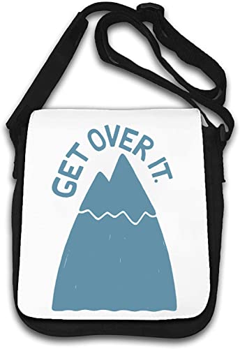 Get Over It Mountain Top Graphic Umhängetasche weiß von Generisch