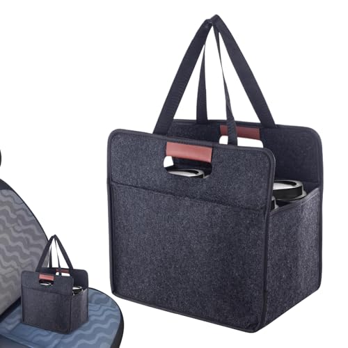 Getränkehalter-Tasche | Tragbare Kaffeetrage – Faltbare Kaffeetransporttasche für Lebensmittellieferung im Freien, Lebensmittel, Picknick, Kreuzfahrt, Mitnehmen, tägliche Pendelparty, 6 Becher, Refer von Generisch