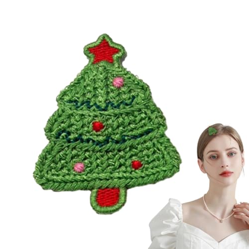 Gewebte Haarspangen | Cartoon-Weihnachts-Haarnadel – bequeme, tragbare Haarnadeln, Haar-Accessoires für den Alltag und Dating von Generisch