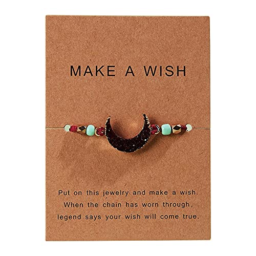 Gewebtes personalisiertes Armband, Papierharz, Kartenarmband, Schmuck, gewebte Handarmbänder, Titan-Ohrringe, Creolen, Einheitsgröße, Kieselgel, Kein Edelstein von Generisch