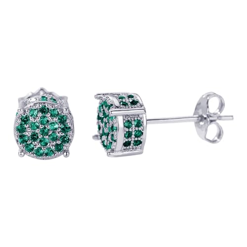 Glänzende runde Zirkonia-Ohrringe, exquisites und wunderschönes Accessoire, perfekt für jeden Anlass, Damen-Ohrringe Creolen, Einheitsgröße, Zink, Kein Edelstein Glänzende runde Zirkonia-Ohrringe, exquisites und wunderschönes Accessoire, perfekt für jeden Anlass, Damen-Ohrringe Creolen, Einheitsgröße, Zink, Kein Edelstein von Generisch