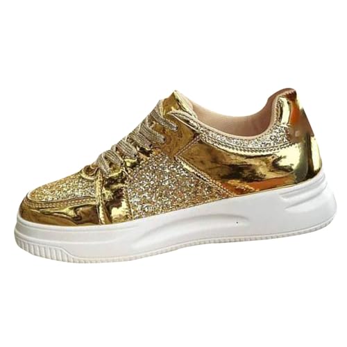 Glitter Sneaker Damen Leder Schnürsenkel Laufschuhe Leicht Bequem Sneakers Slip On Turnschuhe Freizeit Walkingschuhe Wanderschuhe Outdoor Sportschuhe Trekkingschuhe Glitter Sneaker Damen Leder Schnürsenkel Laufschuhe Leicht Bequem Sneakers Slip On Turnschuhe Freizeit Walkingschuhe Wanderschuhe Outdoor Sportschuhe Trekkingschuhe von Generisch