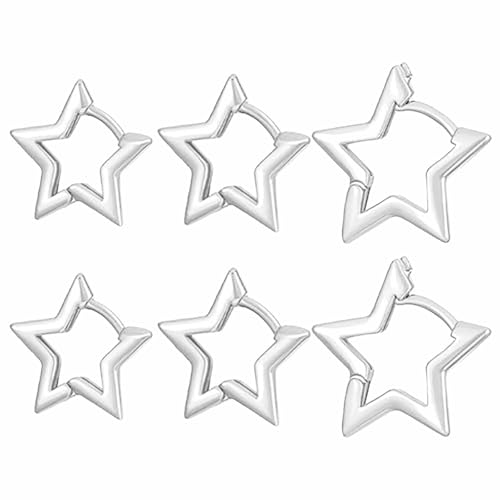 Goldene Creolen für Damen, trendige, klobige Goldohrringe, huggie, zierliche Ohrringe, Goldschmuck für Damen, Teenager, bequeme Rückseite, Einheitsgröße, Metall, Kein Edelstein Goldene Creolen für Damen, trendige, klobige Goldohrringe, huggie, zierliche Ohrringe, Goldschmuck für Damen, Teenager, bequeme Rückseite, Einheitsgröße, Metall, Kein Edelstein von Generisch