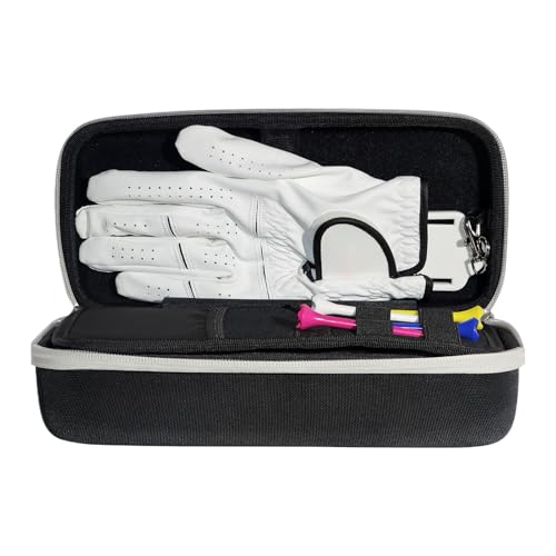 Golfhandschuh-Halter - Golf Handschuh Etui Mit Abnehmbarer Handschuh Former - Aufbewahrungsbeutel für Tees Ballmarker Sportausrüstung Herren Damen von Generisch