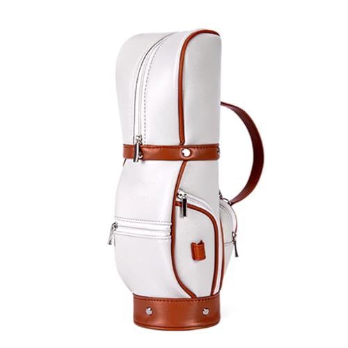 Golftasche – PU-Leder-Golfballtaschen-Halter, elastischer Golfball-Träger | Golfballtasche, leichte Golfball-Schultertasche, Damen-Geldbörse für Outdoor-Golftraining von Generisch