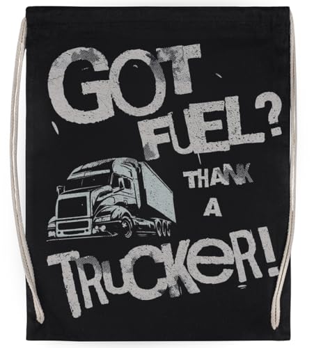 Got Fuel Thank A Trucker Unisex-Sporttasche, Schwarzer Turnbeutel von Generisch