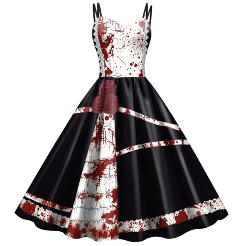 Gothic Kleidung Damen : Square Neck Retro Maxikleid Kleider Sommerkleid Große Outfit Damen Mit Trompetenärmel Partykleid Festlich Elegant Mittelalter Kleid Festival Größen Halloween Karneval Kostüm Gothic Kleidung Damen : Square Neck Retro Maxikleid Kleider Sommerkleid Große Outfit Damen Mit Trompetenärmel Partykleid Festlich Elegant Mittelalter Kleid Festival Größen Halloween Karneval Kostüm von Generisch