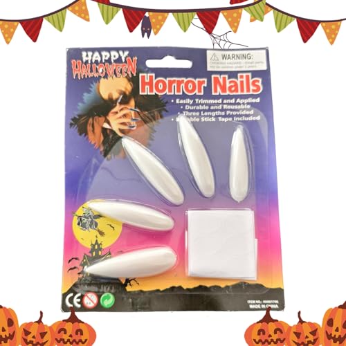 Gothic Press on Nails Vampir Fake Nail 0.45cm/2.33inch 1.79cm/0.70'' Long Pointed Design Reusable Adhesive Set 10pcs for Halloween Maskerade Cosplay Party Dress Up Gothic Press on Nails Vampir Fake Nail 0.45cm/2.33inch 1.79cm/0.70'' Long Pointed Design Reusable Adhesive Set 10pcs for Halloween Maskerade Cosplay Party Dress Up von Generisch