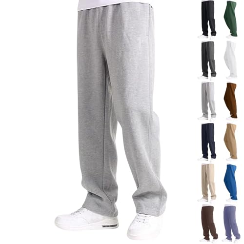 Graue Jogginghose Herren xs Baggy Sweatpants Breite Baumwolle Jogging Hose Elastische Taille Weites Bein Sporthose Lang Sweat Pants Men Warme Männer Sweathose Sport Hosen mit Taschen und Kodelzug xxxl Graue Jogginghose Herren xs Baggy Sweatpants Breite Baumwolle Jogging Hose Elastische Taille Weites Bein Sporthose Lang Sweat Pants Men Warme Männer Sweathose Sport Hosen mit Taschen und Kodelzug xxxl von Generisch